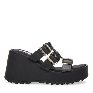 Steve Madden Pierce Leather Platform Sandals